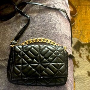Quilted Faux Leather Crossbody